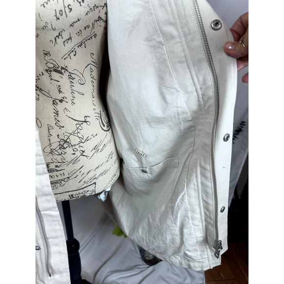 MP Piombo Safari 4 Flap Pocket Jacket Concealed zip size S - Picture 9 of 16